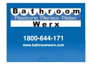 Bathroom Enamel Resurfacing and Renovations - Bathroom Werx