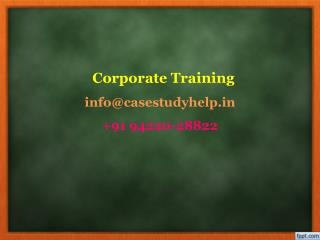 Explain the various method available for evaluating the effectiveness of training programmes