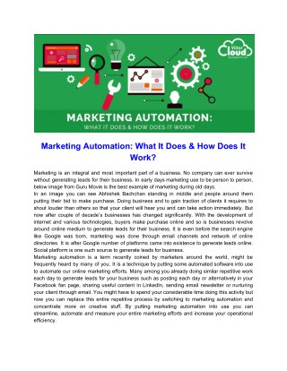 Marketing Automation: What It Does & How Does It Work?