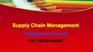 Define the term Supply Chain Management. Discuss the various phases of evolution of supply chain management