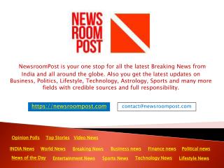 Latest India News, Breaking News Headlines, Live Update | NewsroomPost