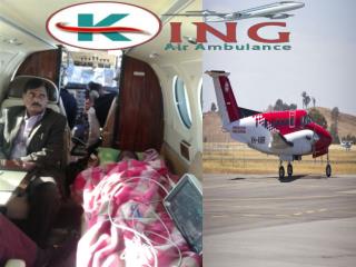 Dibrugarh to Delhi Air Ambulance Service â€“King Air Ambulance