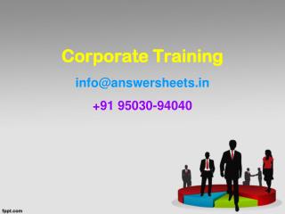 Discuss the merits and demerits of on the corporate training method