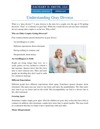 Understanding Gray Divorce