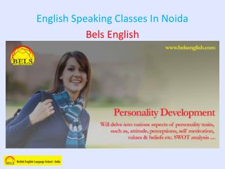 English Speaking Classes In Noida