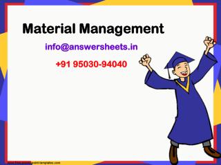 Explain how a performance appraisal system can be used in the context of materials management. What are the metrics of p