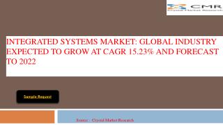 Integrated Systems Market is anticipated to reach approximately USD 21.42 billion by 2022