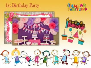 1st birthday party