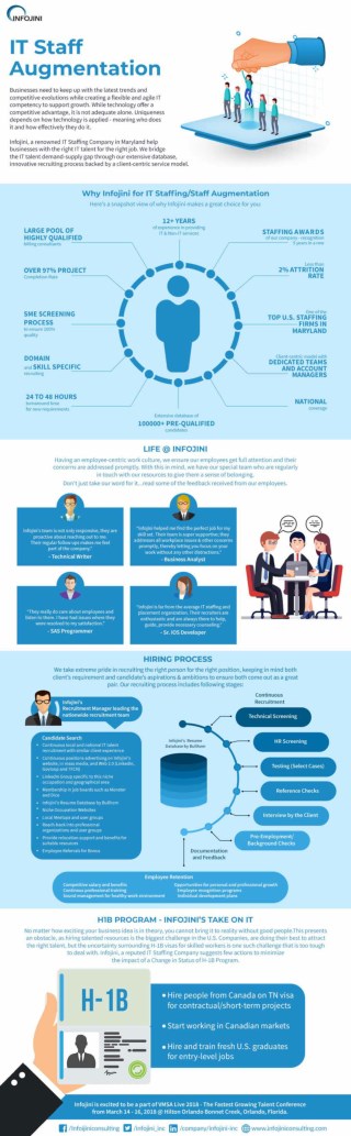 IT Staffing Company | Staff Augmentation | Infographics