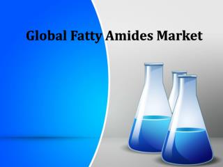 Global Fatty Amides Market, Forecast to 2022