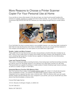 Refurbished Copier Repairs Service for HP copier