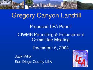 Gregory Canyon Landfill