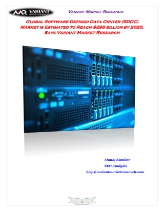 Software Defined Data Center (SDDC) Market