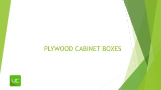 Plywood Cabinet Boxes