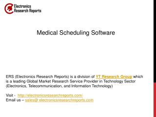 Medical Scheduling Software