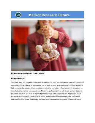 Garlic Extract Market Research Report.pdf
