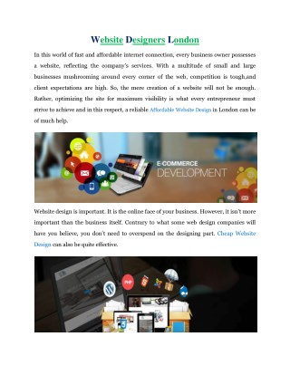Website Designers London