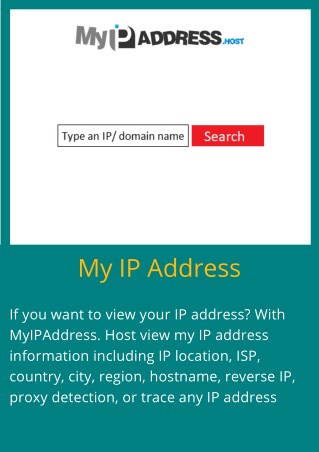 My IP Address