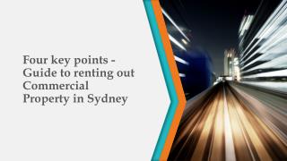 Are you searching for a commercial property for lease in Sydney?