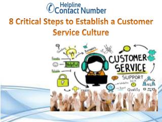 8 Critical Steps to Establish a Customer Service Culture