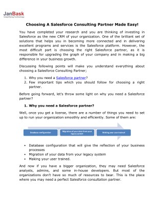 Choosing A Salesforce Consulting Partner Made Easy!