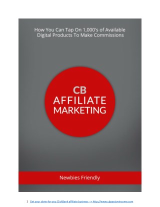 How To Start ClickBank Affiliate Marketing