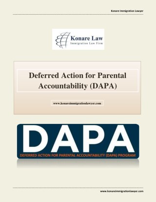 Deferred Action for Parental Accountability (DAPA)