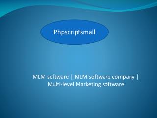 mlm software | mlm software company | Multi-level Marketing software
