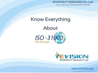 ISO 31000 Risk Manager Training And Certification in Muscat - ievision.org