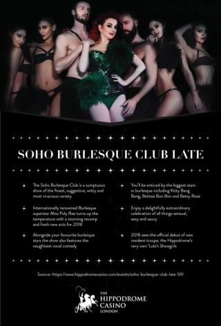 Soho Burlesque Club late