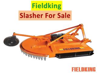 Fieldking- Tractor And Slasher For Sale