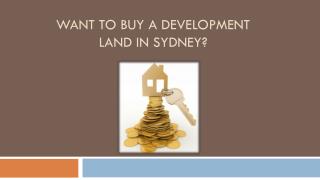 Ready to invest in Property development?