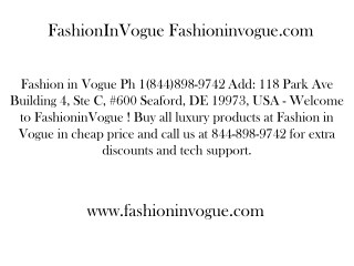 Fashioninvogue Fashioninvogue.com