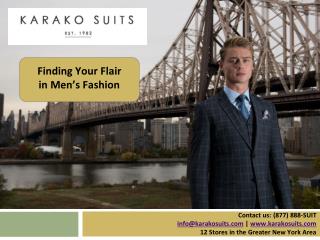 Finding Your Flair in Menâ€™s Fashion