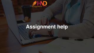 Assignment help
