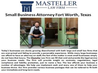 Fort Worth Attorney | Trusted Lawyer in Fort Worth - Masteller Law