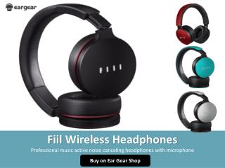 Fiil wireless headphones professional music active noise canceling headphones with microphone