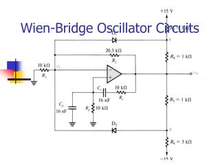 Wien-Bridge Oscillator Circuits