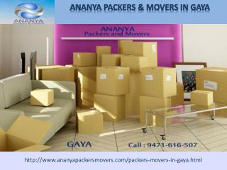 gaya Packers and Movers | 9471616507| Ananya packers and movers