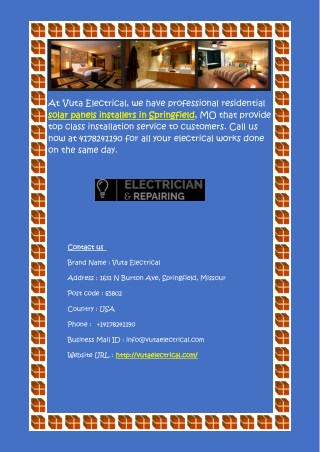 Professional Springfield MO Electrician