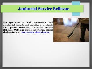 Janitorial Service Bellevue