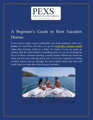 A Beginnerâ€™s Guide to Rent Vacation Homes