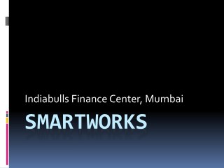 Coworking space MumbaiÂ | Smartworks