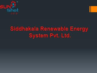 Solar Street Lights Manufacturer in Pune - Siddhakala