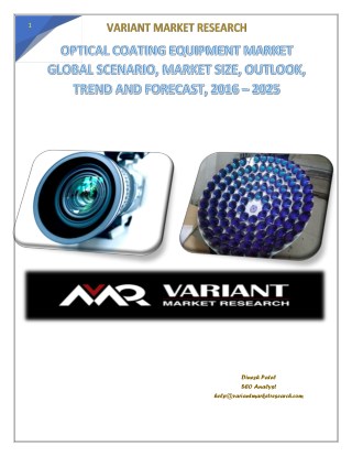 Optical Coating Equipment Market
