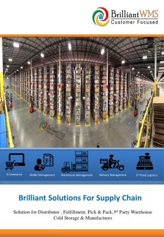 brilliant wms supply chain management system