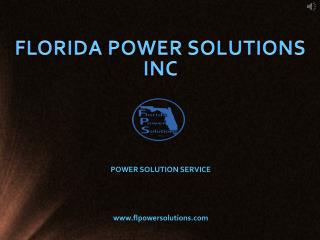 Top Generator for Home - Florida Power Solution Inc