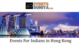 Events For Indians in Hong Kong