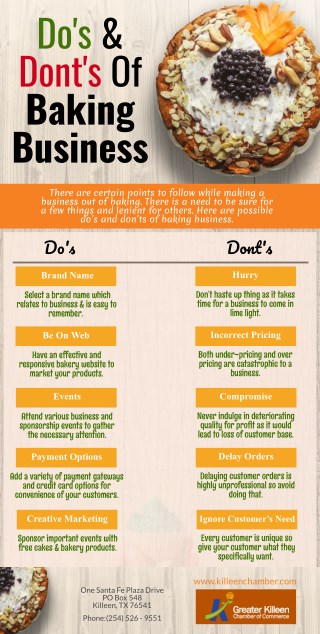 Do's & Dont's Of Baking Business