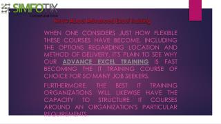 Know About Advanced Excel Training